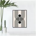 Picture of Black Boho Vibe II _GroupedProduct_Rectangle_Portrait_Canvas_Framed_