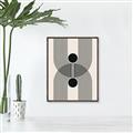Picture of Black Boho Vibe II _GroupedProduct_Rectangle_Portrait_Canvas_Framed_