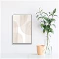 Picture of Celestial Beige Lines _GroupedProduct_Rectangle_Portrait_Canvas_Framed_