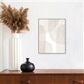 Picture of Celestial Beige Lines _GroupedProduct_Rectangle_Portrait_Canvas_Framed_