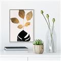 Picture of Azurea Gold Leaves _GroupedProduct_Rectangle_Portrait_Canvas_Framed_