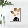 Picture of Azurea Gold Leaves _GroupedProduct_Rectangle_Portrait_Canvas_Framed_