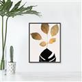 Picture of Azurea Gold Leaves _GroupedProduct_Rectangle_Portrait_Canvas_Framed_