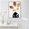 Picture of Azurea Gold Leaves _GroupedProduct_Rectangle_Portrait_Canvas_Framed_