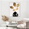 Picture of Azurea Gold Leaves _GroupedProduct_Rectangle_Portrait_Canvas_Framed_