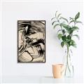 Picture of Explosion of Lines _GroupedProduct_Rectangle_Portrait_Canvas_Framed_
