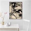 Picture of Explosion of Lines _GroupedProduct_Rectangle_Portrait_Canvas_Framed_
