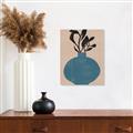 Picture of Lonely Plant on Blue Vase _GroupedProduct_Rectangle_Portrait_Unframed_Print_Only_