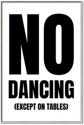 Picture of No Dancing Ok?