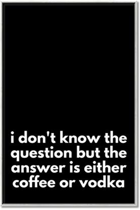 Picture of Coffee or Vodka