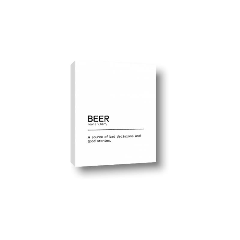 Picture of Quote Beer Stories _GroupedProduct_Rectangle_Portrait_Canvas_