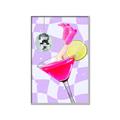 Picture of Disco Martini _GroupedProduct_Rectangle_Portrait_Canvas_Framed_