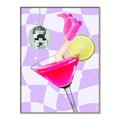 Picture of Disco Martini _GroupedProduct_Rectangle_Portrait_Canvas_Framed_