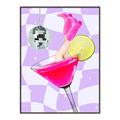 Picture of Disco Martini _GroupedProduct_Rectangle_Portrait_Canvas_Framed_