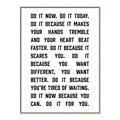 Picture of Do It Now _GroupedProduct_Rectangle_Portrait_Canvas_Framed_