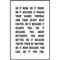 Picture of Do It Now _GroupedProduct_Rectangle_Portrait_Canvas_Framed_