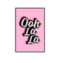 Picture of Ooh La La _GroupedProduct_Rectangle_Portrait_Canvas_Framed_