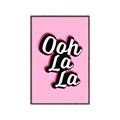 Picture of Ooh La La _GroupedProduct_Rectangle_Portrait_Canvas_Framed_