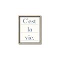 Picture of C'est La Vie II _GroupedProduct_Rectangle_Portrait_Canvas_Framed_