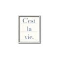 Picture of C'est La Vie II _GroupedProduct_Rectangle_Portrait_Canvas_Framed_