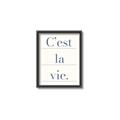 Picture of C'est La Vie II _GroupedProduct_Rectangle_Portrait_Canvas_Framed_