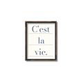 Picture of C'est La Vie II _GroupedProduct_Rectangle_Portrait_Canvas_Framed_