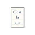 Picture of C'est La Vie II _GroupedProduct_Rectangle_Portrait_Canvas_Framed_