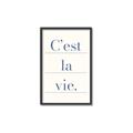 Picture of C'est La Vie II _GroupedProduct_Rectangle_Portrait_Canvas_Framed_