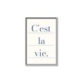 Picture of C'est La Vie II _GroupedProduct_Rectangle_Portrait_Canvas_Framed_