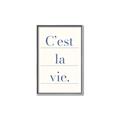 Picture of C'est La Vie II _GroupedProduct_Rectangle_Portrait_Canvas_Framed_