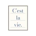 Picture of C'est La Vie II _GroupedProduct_Rectangle_Portrait_Canvas_Framed_