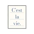 Picture of C'est La Vie II _GroupedProduct_Rectangle_Portrait_Canvas_Framed_