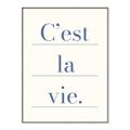 Picture of C'est La Vie II _GroupedProduct_Rectangle_Portrait_Canvas_Framed_