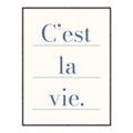 Picture of C'est La Vie II _GroupedProduct_Rectangle_Portrait_Canvas_Framed_