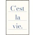 Picture of C'est La Vie II _GroupedProduct_Rectangle_Portrait_Canvas_Framed_