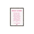 Picture of Pink Self Care _GroupedProduct_Rectangle_Portrait_Canvas_Framed_