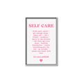 Picture of Pink Self Care _GroupedProduct_Rectangle_Portrait_Canvas_Framed_