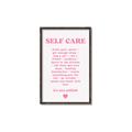 Picture of Pink Self Care _GroupedProduct_Rectangle_Portrait_Canvas_Framed_