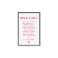 Picture of Pink Self Care _GroupedProduct_Rectangle_Portrait_Canvas_Framed_