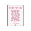 Picture of Pink Self Care _GroupedProduct_Rectangle_Portrait_Canvas_Framed_