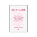 Picture of Pink Self Care _GroupedProduct_Rectangle_Portrait_Canvas_Framed_