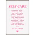 Picture of Pink Self Care _GroupedProduct_Rectangle_Portrait_Canvas_Framed_
