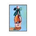 Picture of My Rosé Bottle _GroupedProduct_Rectangle_Portrait_Canvas_Framed_