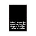 Picture of Coffee or Vodka _GroupedProduct_Rectangle_Portrait_Canvas_Framed_