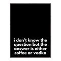 Picture of Coffee or Vodka _GroupedProduct_Rectangle_Portrait_Canvas_Framed_