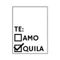 Picture of Tequila Te Amo _GroupedProduct_Rectangle_Portrait_Canvas_Framed_