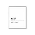 Picture of Quote Wine Hug _GroupedProduct_Rectangle_Portrait_Canvas_Framed_