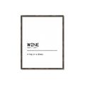 Picture of Quote Wine Hug _GroupedProduct_Rectangle_Portrait_Canvas_Framed_