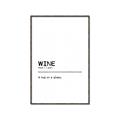 Picture of Quote Wine Hug _GroupedProduct_Rectangle_Portrait_Canvas_Framed_