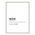 Picture of Quote Wine Hug _GroupedProduct_Rectangle_Portrait_Canvas_Framed_